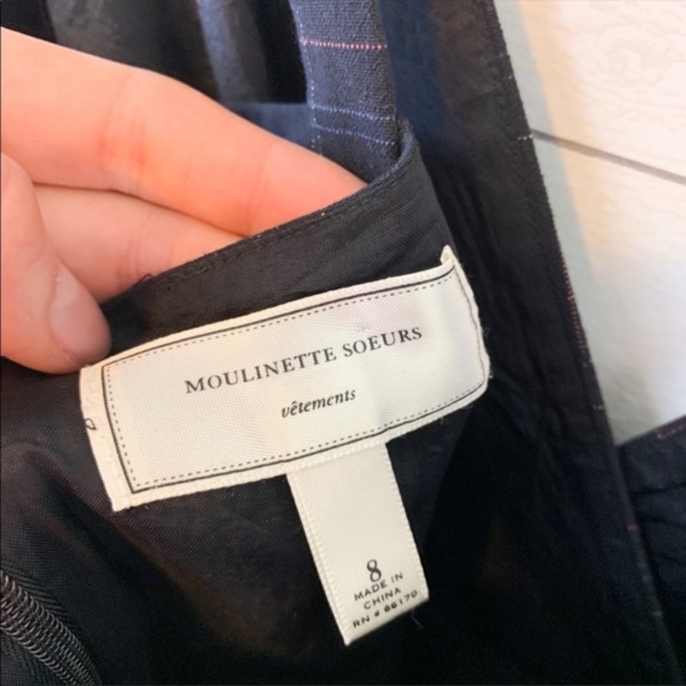 Anthro Moulinette Soeurs Scotland Yard Dress Sz 8 - Picture 7 of 8